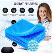 Honeycomb Gel Cushion Black/Blue Seat Cushion Gel Seat Cushion