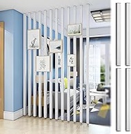 YVYKFZD Aluminum Wall Partition Posts Room Divider, Privacy Screens Columnar Floor to Ceiling, Metal