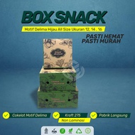 Snack Box 12x12 12x14 12x16 Bread Cake Box Rice Food Box Snack Box Motif