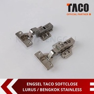 Taco ET-02 Hydraulic Hinge Stainless Steel Spoon Hinge Cupboard Hinge