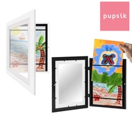FunKids Wooden Kids Artwork Display Frame and Storage, A3/A4 Size (2 Colors)