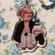 Sukuna + Urume ~ LovelyLiuArts Keychain