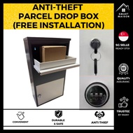 (Free Installation) Anti-Theft Outdoor Parcel Delivery Drop Box Outdoor HDB Corridor Key Padlock