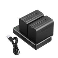 NP-F970 Battery (2-Pack,8800mAh) and Dual USB Charger for Sony NPF970 F75 0F550 F570 F980 F330,Sony 