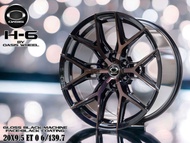 ล้อแม็กซ์​H-6ขอบ20 6รู139.7 กว้าง9นิ้วoffset 0 ยี่ห้อ Oasis สีดำหน้าชา ล้อแม็กสไตล์ออฟโรด(ราคารวม4ล้