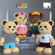 Tribe of Teddy Bear Family Lego Bear Assembly Toy, Lego Bearbrick Large Size Latest Model 2023 For Baby annhienstore