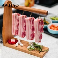 AWHAO Hook Rack with 4 Hooks Table Decoration Stand for Cafeteria Dining Room Home