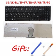 US/UK/RU/SP/FR/BR/GR/AR/TR/PO New laptop keyboard FOR LENOVO IdeaPad G570 Z560 Z560A Z560G Z565 G575 G780 G770