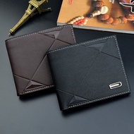 JK Korean New Fashion Design Men Leather Wallet, Extra Capacity Leather Bifold Wallet For Mens Slim Front Pocket