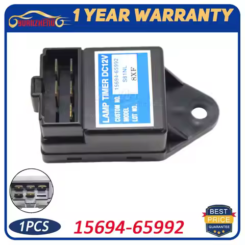 12V Lamp Glow Plug Timer 15694-65992 15694-65990 for Kubota for TC35 TC35D TC40 TC40D TC45 TC45D S81