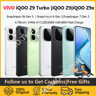 2024 New VIVO iQOO 5G Gaming Phone|VIVO iQOO Z9 Turbo Snapdragon 8s Gen 3 |VIVO iQOO Z9 Snapdragon 7 Gen 3 |VIVO iQOO Z9x Snapdragon 6 Gen 1| iQOO Z9 Series Phone|6.78inch| 144Hz AMOLED Screen|6000 mAh|80W Fast Charge |Dual SIM|VIVO手机