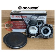 SPEAKER PINTU MOBIL 4 INCH COAXIAL 2-WAY ACOUSTIC PER SET PLUS GRILL