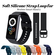 Realme Band 2 Strap Sillcone Replacement Wristband for Realme Smart Band 2 Bracelet Accessories Sport Watch Band