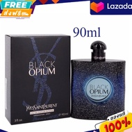 น้ำหอมผู้หญิง (INTENSE)  Yves Saint Laurent YSL Black Opium Eau De Parfum Intense 90 ml. กล่องซีล รับประกันของแท้ 100%