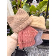 Handmade cat ear beanie for 20cm doll - Doll items - Outfit for 20cm doll