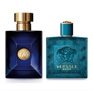[100ml Bundle 2Pcs] Versace Eros & Dylan Blue Bundle