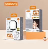 其他品牌 - 【TW-55】【白色】abodos Super Bass 無線藍牙耳機（6972436527847)藍牙5.4超穩連接｜360°環繞重低音｜兼容iOS/Android/Windows系統