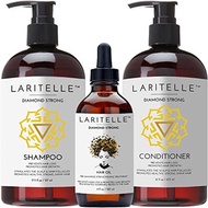 ▶$1 Shop Coupon◀  Laritelle Organic Hair Growth Set | Shampoo 17 oz + Conditioner 16 oz + Hair Loss