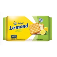 Julie's Le-mond Lemon Flavoured Cream Puff Sandwich/Milk Crackers 306 G Biscuit/Oat 25 Biscuits With Ten Grains