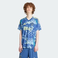 adidas ฟุตบอล เสื้อฟุตบอลชุดเยือน Ajax Amsterdam 24/25 ผู้ชาย สีน้ำเงิน IT6162