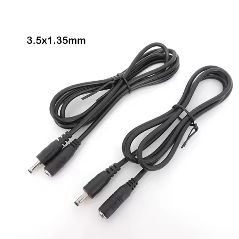 1/3/5m DC 3.5mm x 1.35mm jack Male to Female Power supply Connector adapter charging 22awg Cable lea