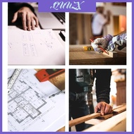 QUU Metal Ruler Stainless Steel Rulers Steel Straight Edge Ruler Precision Ruler