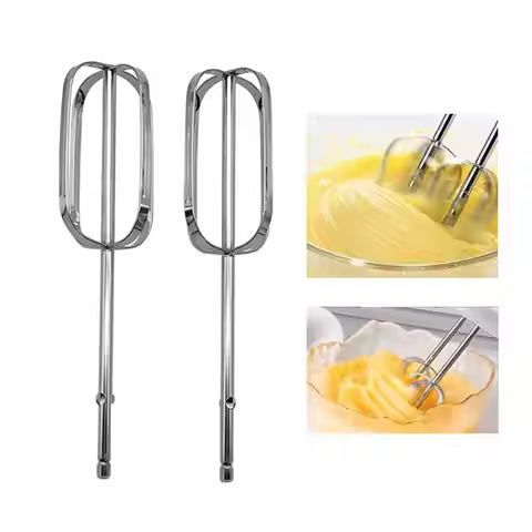 New··1/2pcs Hand Mixer Beaters Attachments For Universal Stainless Steel Electric Hand Mixer Whisk R
