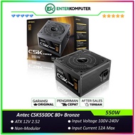 Antec CSK550DC 550W - 80+ Bronze Certified with Flat Cable Power Supply - PSU 550 Watt 80+ Bronze - 