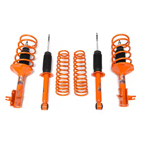 EDDYSTAR Adjustable Damping Front Shock Absorber Suspension 4x4 Coilover Suspension for Mitsubishi L