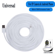 3M/5M/10M USB Android Data Cable IP Camera Power Charging Extension Cable