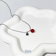 Lilith - Lucky stone necklace สร้อยคอ หินนำโชค สร้อยคอสแตนเลส