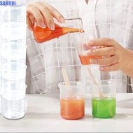SANRUI Beaker Portable 50/100/150/200/250/500/1000ML Thickened for Kitchen Laboratory Test Stackable Plastic Measuring Cup