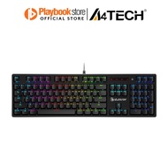 A4Tech Bloody B820R - Light Strike RGB Animation Blue Switch Clicky USB Wired Gaming Keyboard