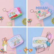 MH San-X Sumikko Gurashi Coin Bag Women Girls Small Cartoons Pattern Wallet Zipper Pocket