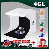4GL PULUZ 24cm PU5022 2 LED Photo Studio Box Mini Studio Light Box Photography LED Light Box Lightbox 6 Colors Backdrops
