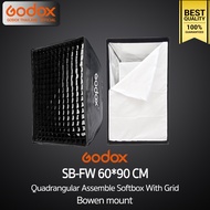 Godox Softbox SB-FW 60*90 cm. Quad Assemble Softbox With Grid ( Bowen Mount )