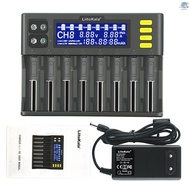 BF LiitoKala lii-S8 Battery Charger Li-ion 3.7V NiMH 1.2V Li-FePO4 3.2V IMR 3.8V charger for 18650 2