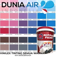 CAT TEMBOK EXTERIOR &amp; INTERIOR NIPPON PAINT TINTING MIX WARNA 25KG