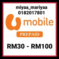 Reload Umobile (topup murah)