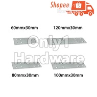 STEEL FLAT BRACKET CHROME I BRACKET STEEL FLAT BRACKET 30MMX2.0MM