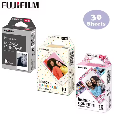 Fujifilm Instax Mini 12 Film 10/30 Sheets Instax Film For Fuji Instant Mini Evo SE 99 25 7+ 70 90 Ev