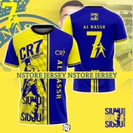 Jersey Bola AL NASSR espesyal na edisyon CR7 RONALDO SIUU AL NASSR 2023