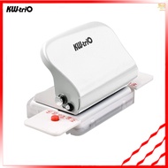 MM Ready Stock KW-trio 6-Hole Paper Punch Handheld Metal Hole Puncher 5 Sheet Capacity 6mm for A4 A5 B5 Notebook Scrapbook Diary Planner