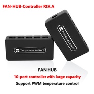 Thermalright Quạt Và Hộp Đựng ARGB HUB X8 5V 3PIN ARGB HUB Hub Bộ Điều Khiển Bộ Làm Mát CPU Đồng Bộ