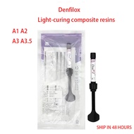 Dental Denfil composite Shelf life 2028 Light Cured Hybrid Composite Resin Refill A1 A2 A3 4g