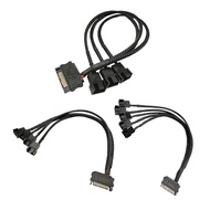 CHARMANT PC Fan Splitter Power Cable SATA to 4Pin Cooler Cooling Fan Extension Power Cord