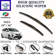 PERODUA ALZA 3 section Silicone Car Wiper hybrid wiper silicone wiper