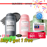 【Buy 1 Get 1 Free 】SKINTIFIC Mugwort Acne Clay Mask Stick/Alaska Volcano Clay Deep Pores Cleansing C