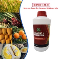 1L BIORED 10:16:20 Foliar Baja Buah Lebat Semua Pokok Padi Sawit Mangga Tin Limau Durian Pisang Jambu