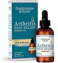 ▶$1 Shop Coupon◀  FRANKINCENSE &amp; MYRRH Arthritis Pain Relief Rubbing Oil – Fast Acting Pain Relief w